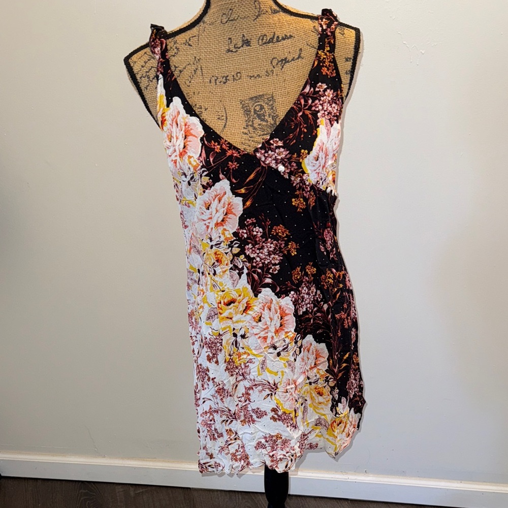 Beautiful Free People Floral Slip Dress